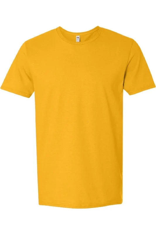 Men's short - sleeve linen t - shirts for summer beach outingsFruit of the Loom Sofspun Crewneck T-Shirt Men's short - sleeve linen t - shirts for summer beach outingsFruit of the Loom Sofspun Crewneck T-Shirt